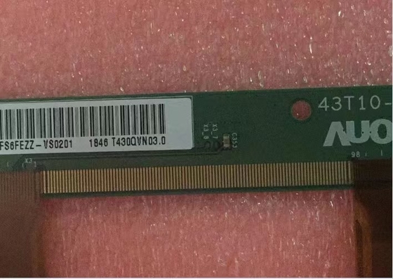 खरीदें 43 इंच T430QVN03.0 एलसीडी टीवी पैनल UHD3840 ((RGB) ×2160 UHD 103PPI 1.07B रंग 51 पिन online manufacture