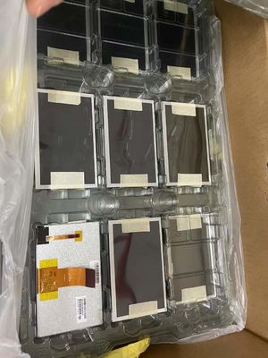 ऑटोमोटिव वीडियो स्क्रीन मॉनिटर के लिए AUO 5 इंच कार एलसीडी डिस्प्ले 480x234 रिज़ॉल्यूशन 800 CD/M2 ब्राइटनेस और 40 पिन IPS के साथ