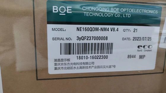 अच्छी कीमत BOE 16 इंच का एलसीडी पैनल NE160QDM-NM4 2560×1600 पिक्सेल के साथ 1250 cd/m2 चमक और बाहरी उच्च चमक के लिए 240Hz फ्रेम दर ऑनलाइन