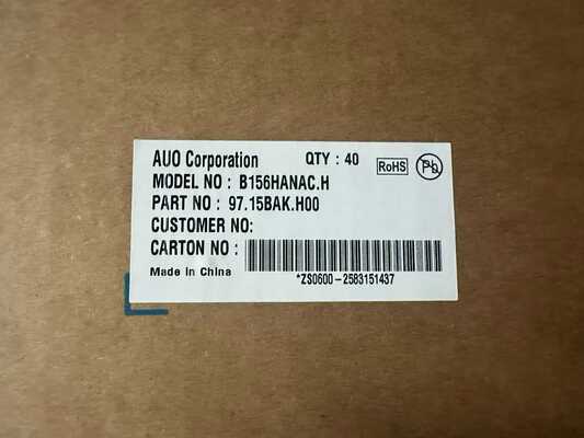 अच्छी कीमत AUO 15.6 इंच पीसी एलसीडी मॉड्यूल B156HANAC.H 1920x1080 पिक्सल और हाई रेजोल्यूशन डिस्प्ले के लिए 30PIN कनेक्टर के साथ ऑनलाइन
