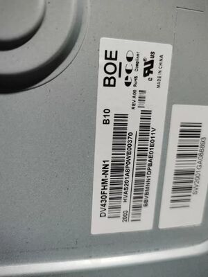 अच्छी कीमत बीओई 43 इंच स्ट्रेटेड एलसीडी डिस्प्ले DV430FHM-NN1 400cd/m2 चमक 1920*1080पिक्सल रिज़ॉल्यूशन और 51पिन कनेक्टर के साथ ऑनलाइन