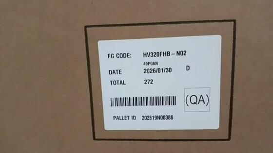 BOE 32 इंच टीवी एलसीडी डिस्प्ले स्क्रीन HV320FHB-N02 1920*1080 पिक्सल रेजोल्यूशन 16.7M कलर्स और 51PIN कनेक्टर के साथ
