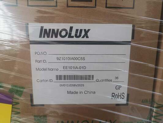 गुणवत्ता Innolux EE101IA-01D 10.1 इंच 1280x800 रिज़ॉल्यूशन 500cd/m2 चमक एलसीडी डिस्प्ले पैनल टैबलेट पीसी पीएडी के लिए कारखाना