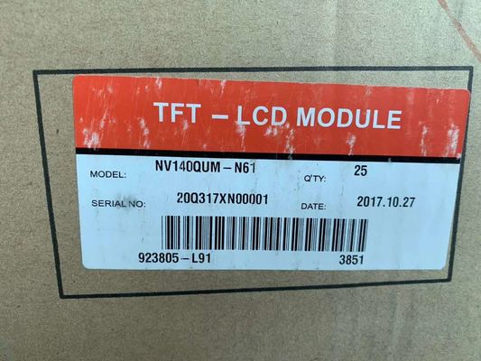 अच्छी कीमत BOE NV140QUM-N61 14 इंच एलसीडी डिस्प्ले 3840x2160 UHD रिज़ॉल्यूशन 400cd ब्राइटनेस और 40 पिन कनेक्टर के साथ ऑनलाइन