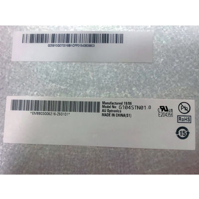 800×600 96PPI 230cd/M2 AUO 10.4in औद्योगिक एलसीडी डिस्प्ले G104SN03 V1