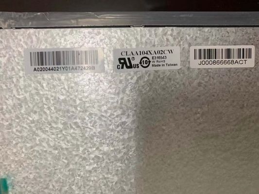 अच्छी कीमत एलसीएम सीपीटी इंडस्ट्रियल एलसीडी पैनल 10.4 इंच 220cd/एम2 1024*768 123PPI CLAA104XA02CW ऑनलाइन