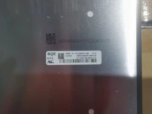EDP 352PPI डेस्कटॉप पीसी एलसीडी मॉड्यूल BOE 12.5 इंच 3840×2160 400CD/M2 40PIN